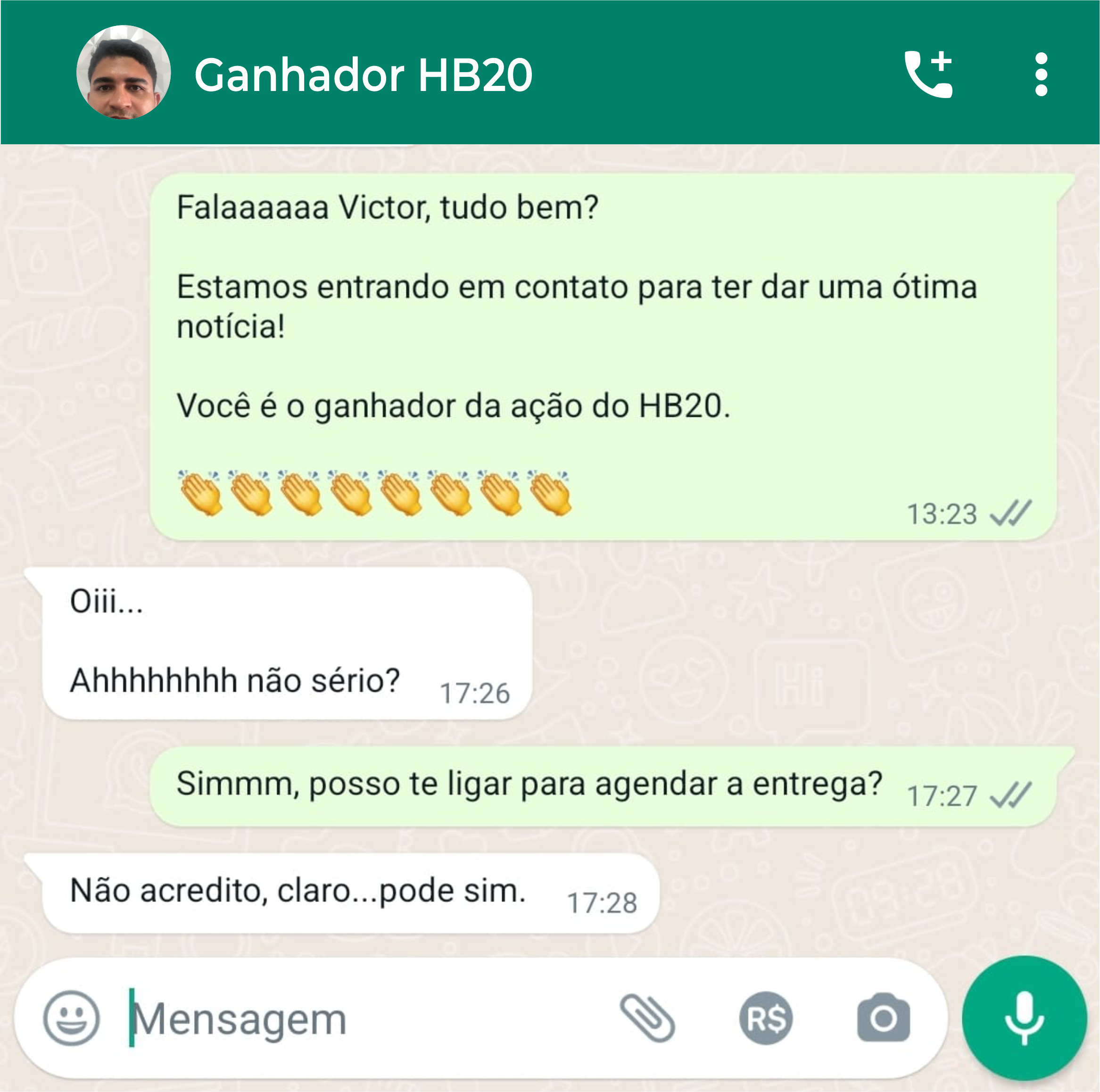 depoimento HB20
